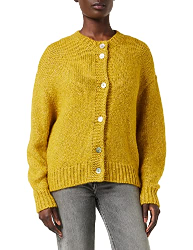 Preisvergleich Produktbild rich&royal Damen 2010-141 Strickjacke, golden Yellow, M