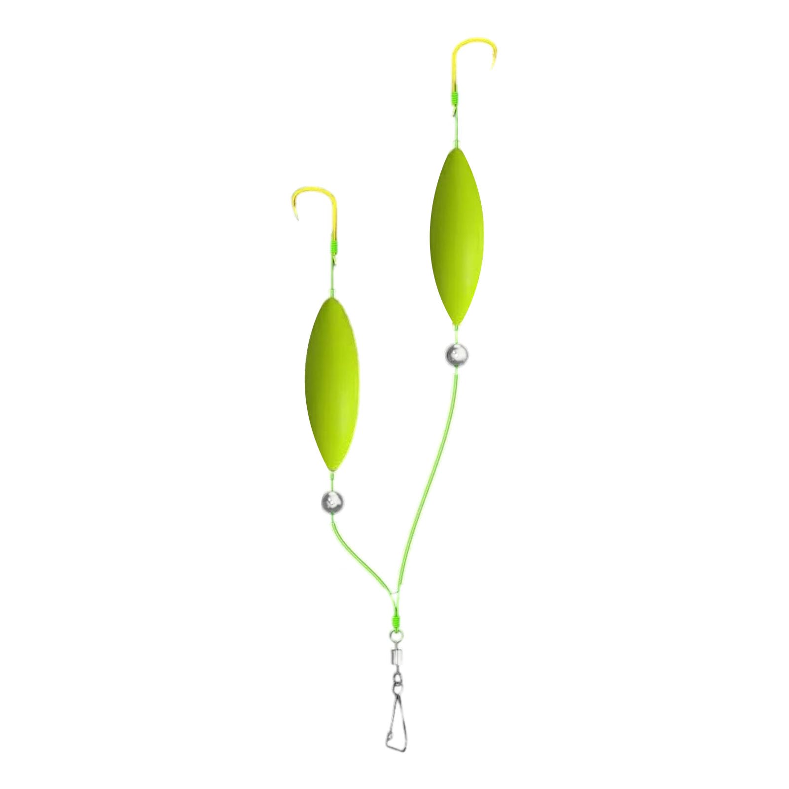 Alksubbm Hook Reverse Bottom Rigs Swimming Baits Fishing Hair Rigs Hook with Space Bean for Freshwater and Saltwater Fishing Hair with Space Bean