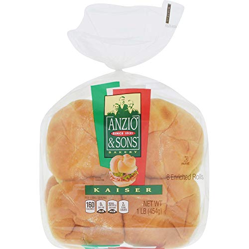 Anzio & Sons Kaiser Rolls, 8 Count, 16 Oz #TOP13