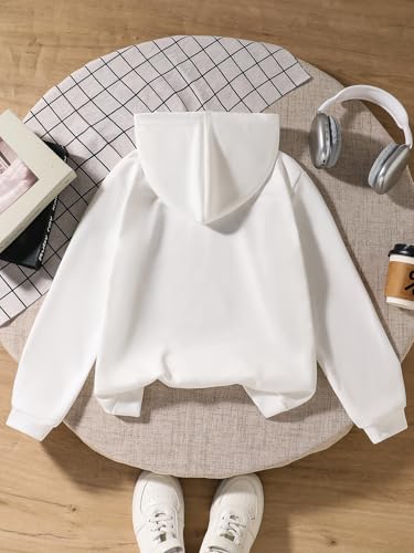 SweatyRocks Girl's Cute Graphic Print Hoodie Casual Long Sleeve Cherry Pullover Sweatshirts2