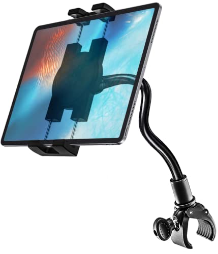 Support guidon tablette col de cygne Oilacn pour vélo elliptique et tapis de course