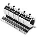 Srliya Mechanical Counter Metal Manual Clicker 4 Digit 5 Units Stainless Steel Tally Hardware Tools