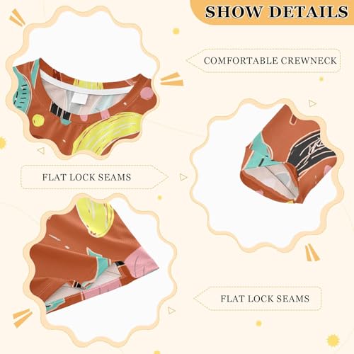 Colorful Bananas Fruit Boy's Rash Guard Swim Shirt Long Sleeve Sun Shirt for Running Swiming Pool UPF50+3