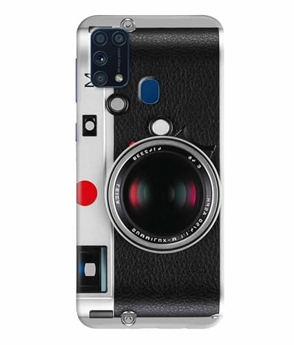 Image of Printed Hard Back Case Cover & Compatible for Samsung Galaxy M31 / Samsung Galaxy M31 Prime | Vintage Camera Art (Multicolor) - D1188