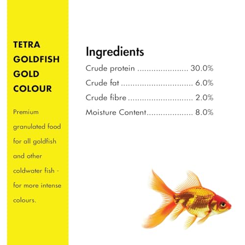 TETRA BITS All Life Stages Goldfish Gold Colour Fish Food Pellet, (75 g)