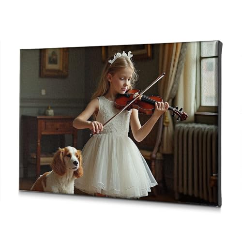 Toile violoniste mur vide salon brisez la monotonie avec ce tableau 40x60