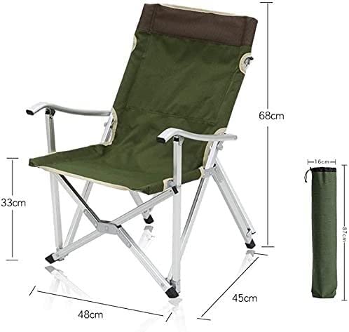 Chaise pliante d'extérieur confortable pour camping et pêche - 4