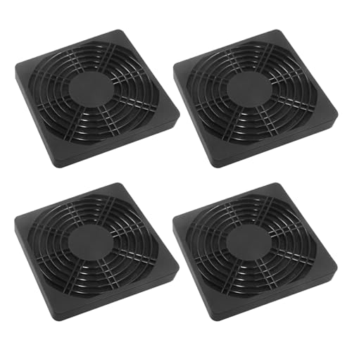 Bivethoi 120mm Dustproof Fan Filter, Black, 4 Pcs