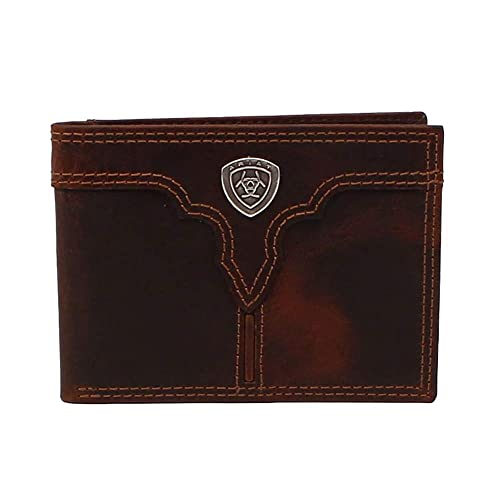 Ariat Unisex-Adult Ariat Bifold Wallet Brown