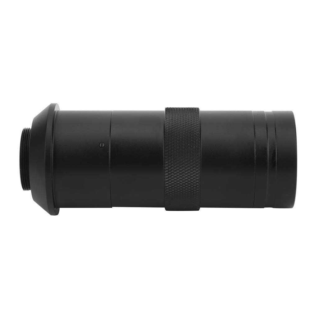 CCD Lente de Cámara 8X-100X Lente de Montaje en C Lente de Microscopio de Aumento Ajustable con Zoom 25 mm para Microscopio Industrial