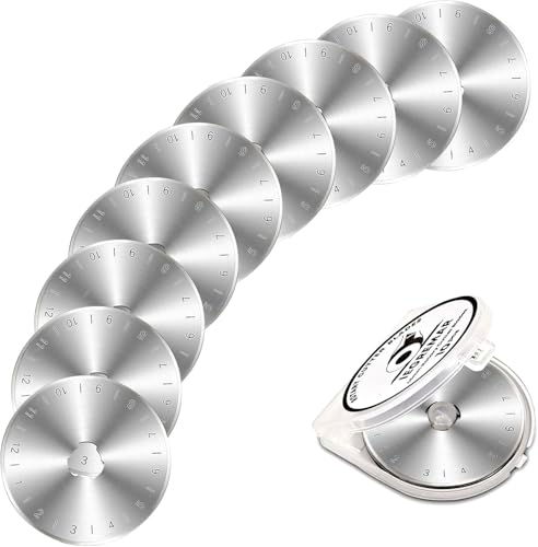 IEGREMAR 10pcs 45mm Rotary Cutter Blades, 3rd Gen...