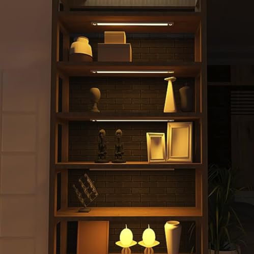 Image of Groeien 4W Ultra Slim Under Cabinet Lighting and Kitchen Lights Under Counter Lighting, LED Profile Light (Warm White, LED) (1, 1 FEET)