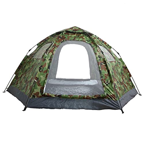 Carpa automática impermeable camuflaje para 5-8 personas miniatura 1