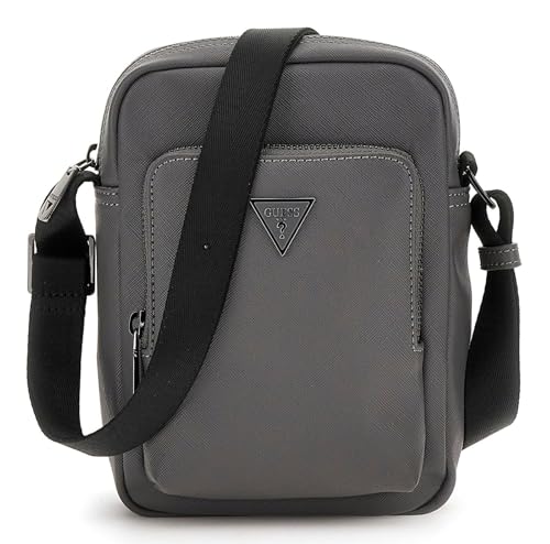 GUESS Milano Xbody Asphalt sac bandoulière homme avec poche avant