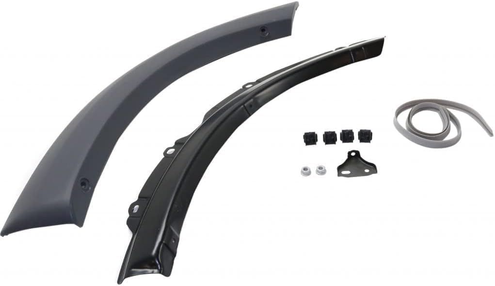 TO1508101 New Rear Fender Trim (Wheel Molding) Left Driver Side Compatible For Rav4 Toyota 2001 2002 2003 2004 2005 | Paint to Match | Front Section | Replaces OE 6168242040C0