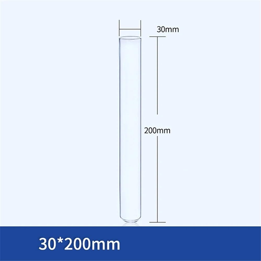 12/13/15/18/20/25/30mm OD XL 75 100 150 180 200mm Glas Rohr Labrotary Glaswaren Experiment(30x200mm)