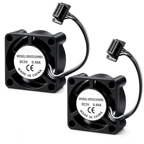 2PK P1S/P1P Hotend Cooling Fan 5V 2510 Dual Ball Bearing Blower Hot End Fan