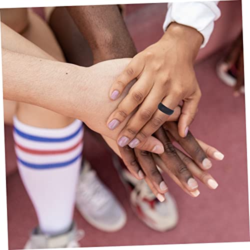 Anillos de silicona deportivos para gimnasio 4 pcs miniatura 3