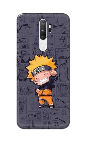 Image of PRINTFIDAA Plastic Printed Hard Back Cover Case For Oppo A5 2020 | Oppo A9 2020 Back Cover (Famous Anime Cartoon Character) -112, Multicolor