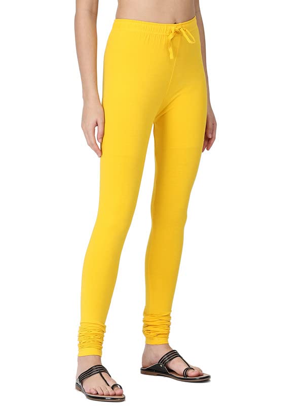 Image of Robinbosky Cotton Churidhar Leggings for Women - Stylish, Stretchable & Flattering Fit for All-Day Comfort