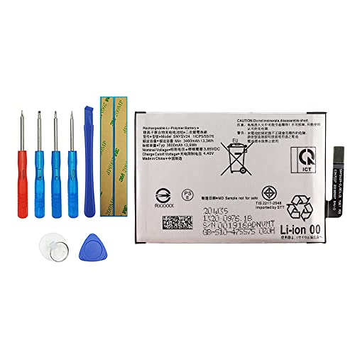 Vvsialeek Batería SNYSV24 para Sony Xperia 10 II XQ-AU51, XQ-AU52 con kit de herramientas Cover