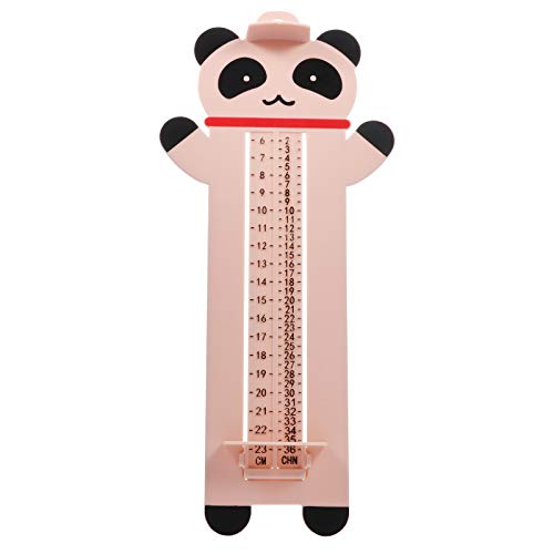 Foot Measuring Device for Babies Panda Shoe Feet Measuring Ruler Professional Shoe Sizer Foot Measuring Chart for Infants Men Women Adults Measurement
