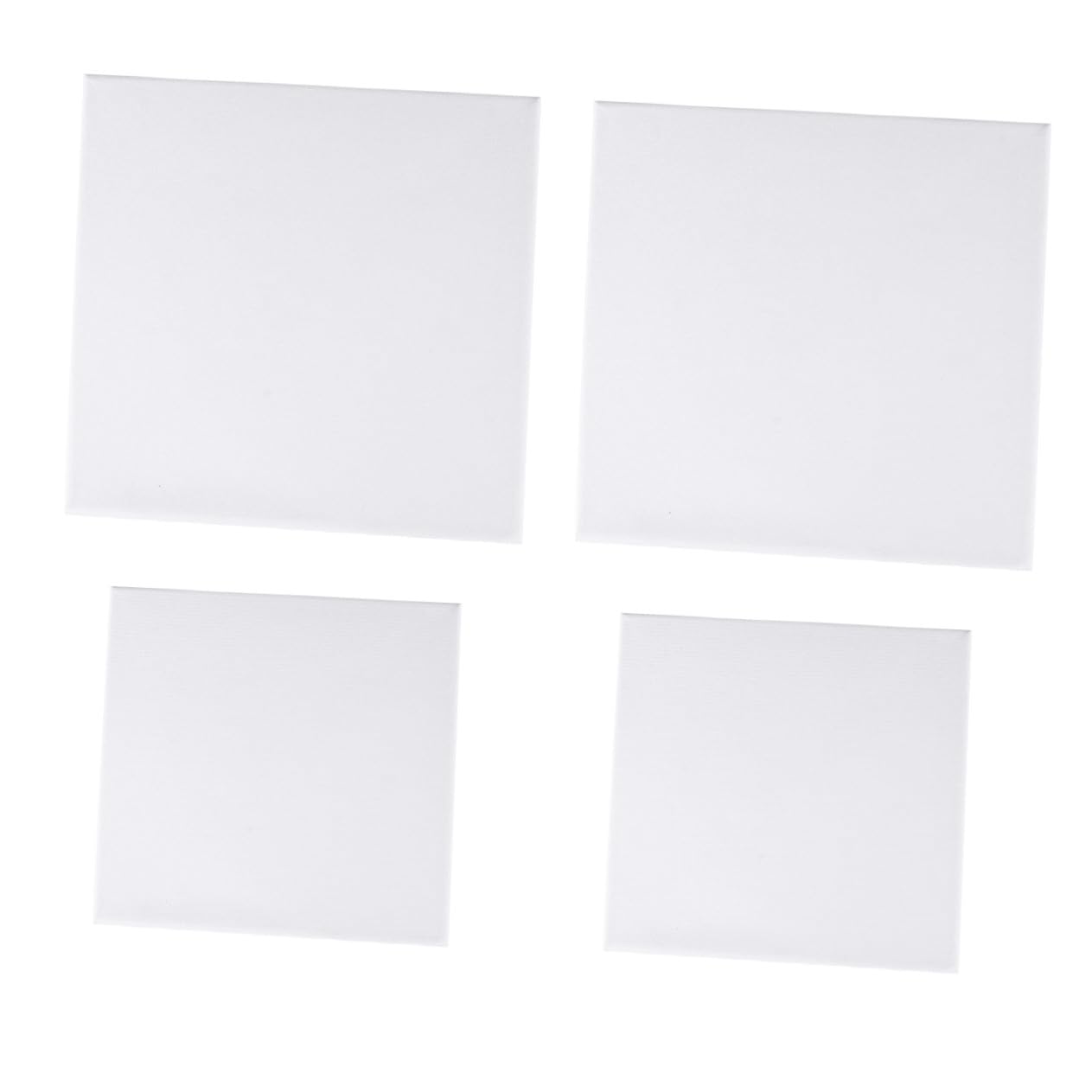 Lienzos estirados de algodón en pack de 4 para practicar técnicas de pintura