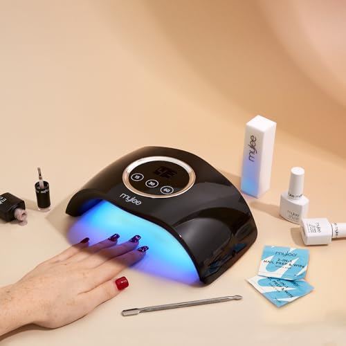 Mylee Beginners Kit - Set Professionale Per Smalto Gel Semipermanente, Uso Professionale E Domestico, Manicure E Pedicure, Include Lampada Led Per Unghie, Smalto Gel, Base Coat, Top Coat E Accessori - 7