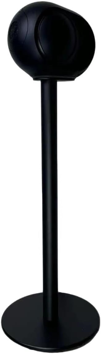 Speaker Stand Compatible with DEVIALET Phantom II 95 dB, 98 dB Audio, 25“ and 30.6” Tree Stands with Aluminum Alloy Material and Screw-On Audio Design with Hidden Power Cord (Black 25" High)
