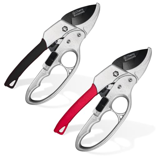 2 Pack Pruning Shears & Garden Secateurs Heavy Duty â€“