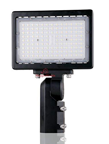 90 Watt LED Flood Light - Kivo Series - LED Flood Lights - 11,250 Lumens - 90 Watt LED Flood Light - with Photocell - 5000K - Slip Fit Mount - UL and DLC Premium