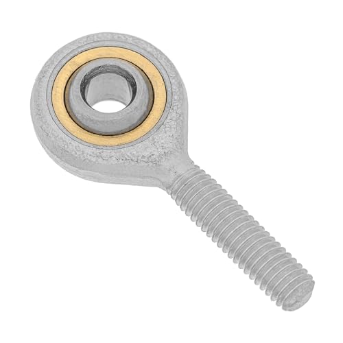 HALLMERS 6mm Bore M6 Male Left Hand Thread Rod End Bearing Metric Rose Joint - Heim Spherical Swivel Threaded Shaft Eye Hardware Steering Control Linkage