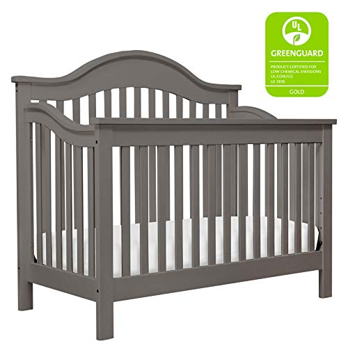 Image of DaVinci Jayden 4-in-1 Convertible Crib in Slate, Greenguard Gold Certified
