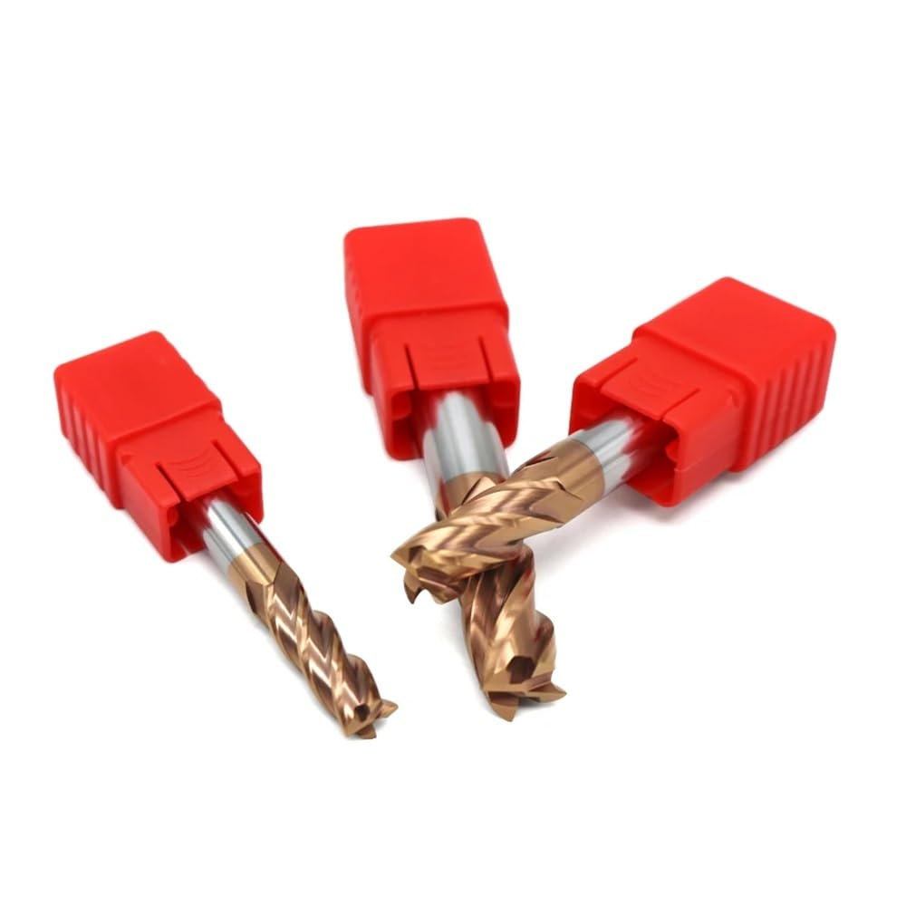 1 mm bis 12 mm Vollhartmetall-Schaftfräser, 4-schneidig, Fräsen, Schlitzen, Profilieren, Planfräser(8.0x50x8Dx150L)