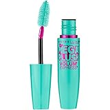 Maybelline New York Volume Express Mega Plush Washable Mascara, Very Black, 0.3 Fluid Ounce