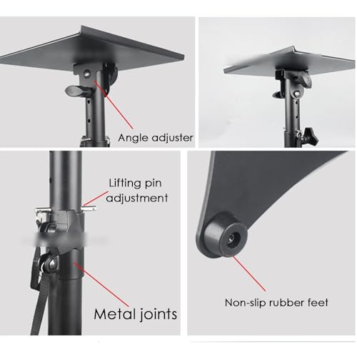 Support d'enceinte à angle réglable et hauteur variable 26-36 cm - 4