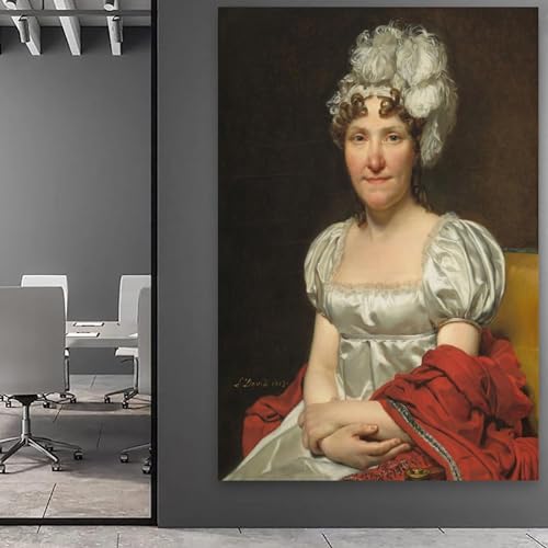 Affiches imprimées Jacques Louis David Madame David toile 20x30 - 5