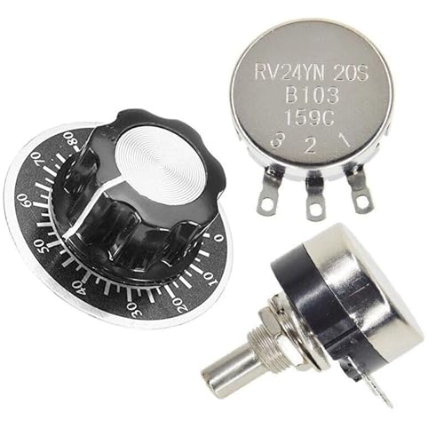 2W �|�e���V�����[�^�L�b�g RV24YN20S B103 B104 B502 B504 5K 10K 100K 500K MF-A03 6mm �X�P�[���v���[�g�V�[�g�t�� 2��(100K Ohm)