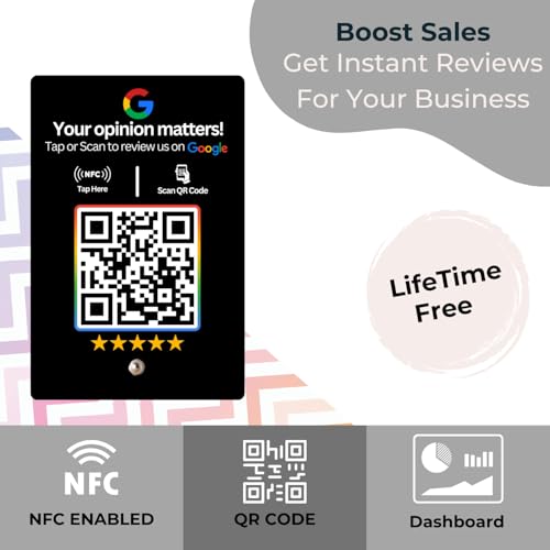 Review NFC Standee Black with NFC & QR Code by tinydabba - 3
