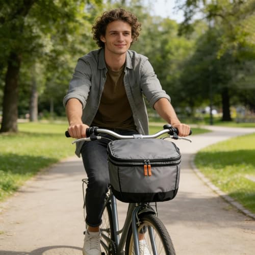 Cubierta para cesta de bicicleta protector elástico ajustable impermeable y antipolvo 2
