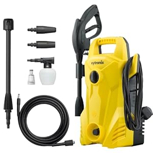 Vytronix PW1500 Powerful Electric Pressure Washer 1400W | Jet Wash | High-Performance Power Cleaner for Car, Home, Patio…