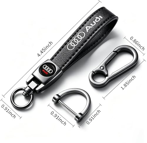 Image of Car Keychain Key Ring Accessories black