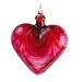 Glass Eye Studio Hand Blown Glass Heart Ornament - Valentine