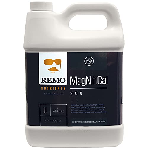 Remo Nutrients RN71620 Magnifical Hydroponic Nitrogen/Calcium Blend Plant Food Nutrients for Garden Soil and Soilless Hydroponics, 1 Liter
