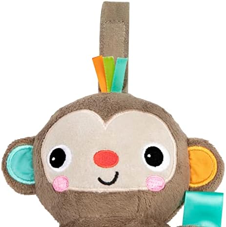 Bright Starts Pull, Play & Boogie Musical Activity Toy for Stroller - Monkey - Unisex, Newborn + - 4