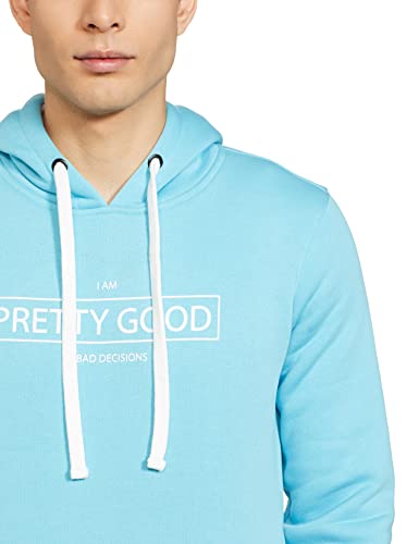 Image of Amazon Brand - Symbol Men's Cotton Blend Hooded Neck Regular Fit Sweatshirt