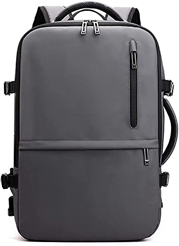 Sac à dos étanche de grande capacité homme aux finitions soignées et design épuré gris M
