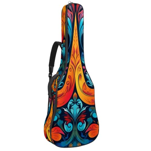 JRHEJTFZ Housse pour guitare acoustique de 1,9 cm d’épaisseur – Imperméable – Durable et élégant – Motif signe de la paix – Motif floral, Multicolore 5., 42.9×16.9×4.7 in, Motif imprimé tendance - Les Beatles, Paul McCartney, John Lennon, RIngo Starr, George Harrison JRHEJTFZ Housse pour guitare acoustique de 1,9 cm d'épaisseur - Imperméable - Durable et élégant - Motif signe de la paix - Motif floral, Multicolore 5., 42.9x16.9x4.7 in, Motif imprimé tendance