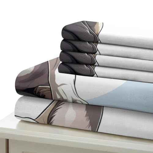 Housse de couette renard hypoallergénique en microfibre 3D - 7