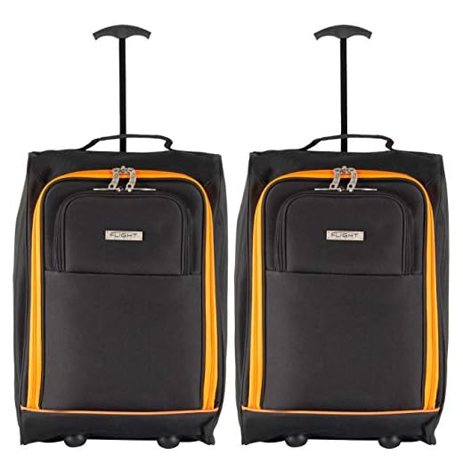Flight Knight Equipaje De Cabina 2 Ruedas 55X35X20cm Bolsa de Equipaje Maleta De Un AVI�n easyjet, Iberia, British Airways